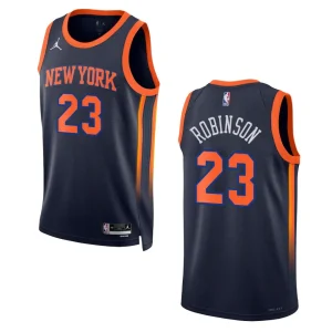 Mitchell Robinson Statement Edition New York Knicks 2022-23 Black Swingman Jersey - Alzaintravels