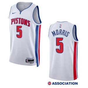 Monte Morris Association Edition Detroit Pistons 2022-23 White Swingman Jersey - Alzaintravels