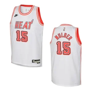 2022-23 Miami Heat Youth Classic Edition Mychal Mulder White Jersey - Alzaintravels
