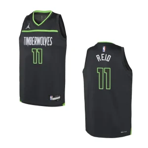 Youth Minnesota Timberwolves 2022-23 Statement Edition Naz Reid Black Jersey - Alzaintravels