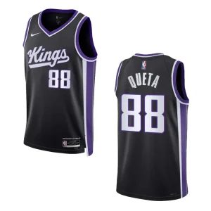 Neemias Queta Icon Edition Sacramento Kings 2023-24 Black Swingman Jersey - Alzaintravels