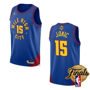 Nikola Jokic Blue 2023 NBA Finals Denver Nuggets Statement Edition Jersey - Alzaintravels