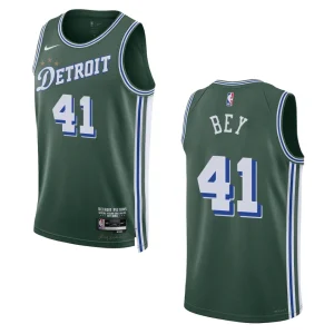 Detroit Pistons Saddiq Bey 2022-23 City Edition Green Swingman Jersey - Alzaintravels