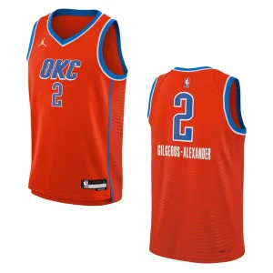 Oklahoma City Thunder 2022-23 Statement Edition Youth Shai Gilgeous-Alexander Orange Jersey - Alzaintravels