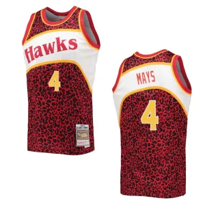 Skylar Mays Atlanta Hawks Wildlife Hardwood Classics Jersey Red - Alzaintravels