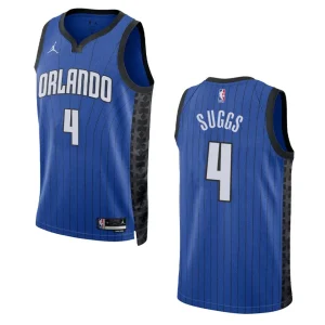 2022-23 Statement Edition Orlando Magic Jalen Suggs Blue Swingman Jersey - Alzaintravels