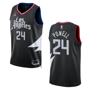 2022-23 Statement Edition Los Angeles Clippers Norman Powell Black Swingman Jersey - Alzaintravels