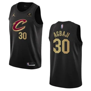 2022-23 Statement Edition Cleveland Cavaliers Ochai Agbaji Black Swingman Jersey - Alzaintravels
