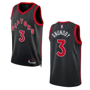 2022-23 Statement Edition Toronto Raptors OG Anunoby Black Swingman Jersey - Alzaintravels