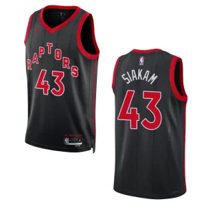 2022-23 Statement Edition Toronto Raptors Pascal Siakam Black Swingman Jersey - Alzaintravels