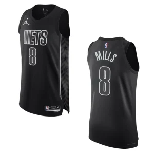 2022-23 Statement Edition Brooklyn Nets Patty Mills Black Authentic Jersey - Alzaintravels