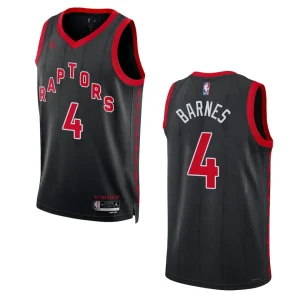 2022-23 Statement Edition Toronto Raptors Scottie Barnes Black Swingman Jersey - Alzaintravels