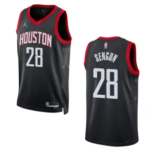 Houston Rockets Statement Edition Alperen Sengun 2022-23 Swingman Black Jersey - Alzaintravels