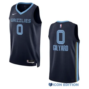 Memphis Grizzlies Icon Edition Jacob Gilyard 2022-23 Swingman Navy Jersey - Alzaintravels