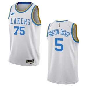 Los Angeles Lakers Talen Horton-Tucker White 75 Anniversary 2022-23 Classic Edition Jersey - Alzaintravels