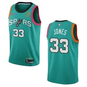 San Antonio Spurs Tre Jones Teal City Edition 2022-23 Swingman Jersey - Alzaintravels