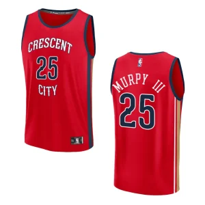 Trey Murphy III Statement Edition New Orleans Pelicans 2023-24 Red Fastbreak Replica Jersey - Alzaintravels