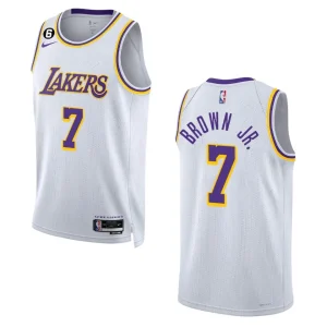Troy Brown Jr. Association Edition Los Angeles Lakers 2022-23 White Swingman Jersey - Alzaintravels