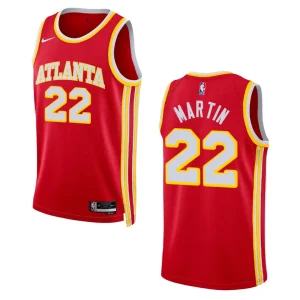Atlanta Hawks Tyrese Martin 2022-23 Icon Edition Red Swingman Jersey - Alzaintravels