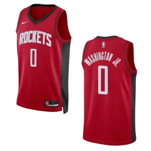 TyTy Washington Jr. Icon Edition Houston Rockets 2022-23 Red Swingman Jersey - Alzaintravels