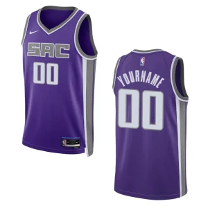 Kings 2022-23 Icon Edition Custom Purple Jersey Swingman - Alzaintravels