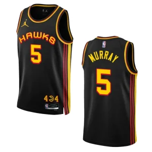 Hawks 2022-23 Statement Edition Dejounte Murray Black Jersey Swingman - Alzaintravels