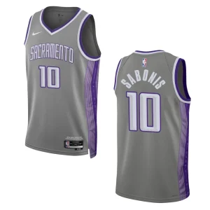 Kings 2022-23 City Edition Domantas Sabonis Anthracite Jersey Swingman - Alzaintravels
