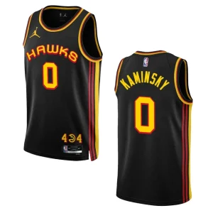 Hawks 2022-23 Statement Edition Frank Kaminsky Black Jersey Swingman - Alzaintravels