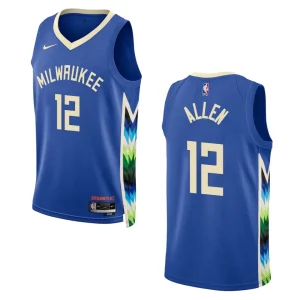 Bucks 2022-23 City Edition Grayson Allen Royal Jersey Swingman - Alzaintravels