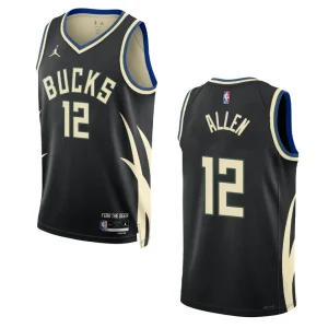 Bucks 2022-23 Statement Edition Grayson Allen Black Jersey Swingman - Alzaintravels