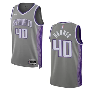 Kings 2022-23 City Edition Harrison Barnes Anthracite Jersey Swingman - Alzaintravels