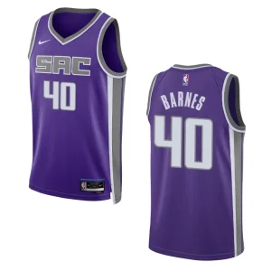 Kings 2022-23 Icon Edition Harrison Barnes Purple Jersey Swingman - Alzaintravels