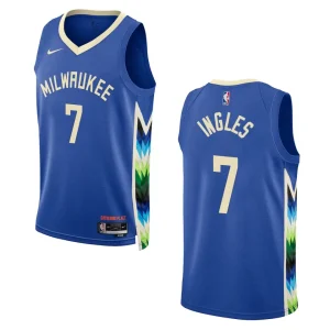Bucks 2022-23 City Edition Joe Ingles Royal Jersey Swingman - Alzaintravels