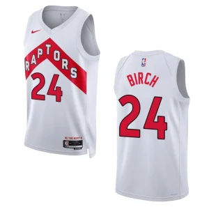 Raptors 2022-23 Association Edition Khem Birch White Jersey Swingman - Alzaintravels