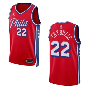 76ers 2022-23 Statement Edition Matisse Thybulle Red Jersey Swingman - Alzaintravels