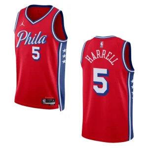 76ers 2022-23 Statement Edition Montrezl Harrell Red Jersey Swingman - Alzaintravels