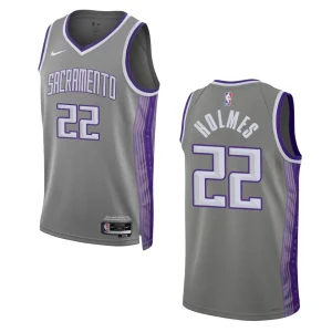 Kings 2022-23 City Edition Richaun Holmes Anthracite Jersey Swingman - Alzaintravels