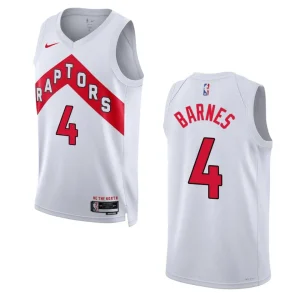 Raptors 2022-23 Association Edition Scottie Barnes White Jersey Swingman - Alzaintravels