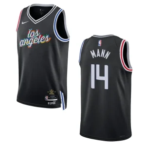 Clippers 2022-23 City Edition Terance Mann Black Jersey Swingman - Alzaintravels
