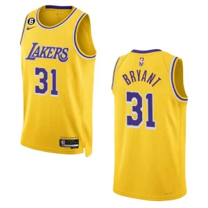 Lakers 2022-23 Icon Edition Thomas Bryant Yellow Jersey Swingman - Alzaintravels