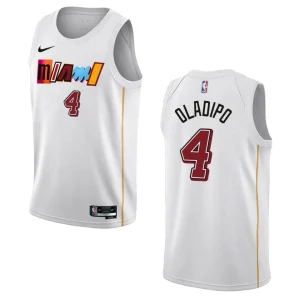 Victor Oladipo City Edition Miami Heat 2022-23 White Swingman Jersey - Alzaintravels