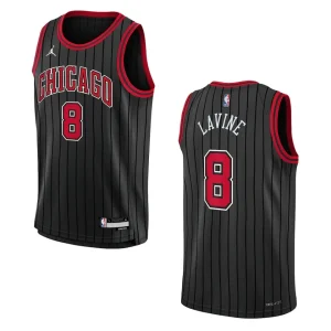 Youth Chicago Bulls 2022-23 Statement Edition Zach LaVine Black Jersey - Alzaintravels